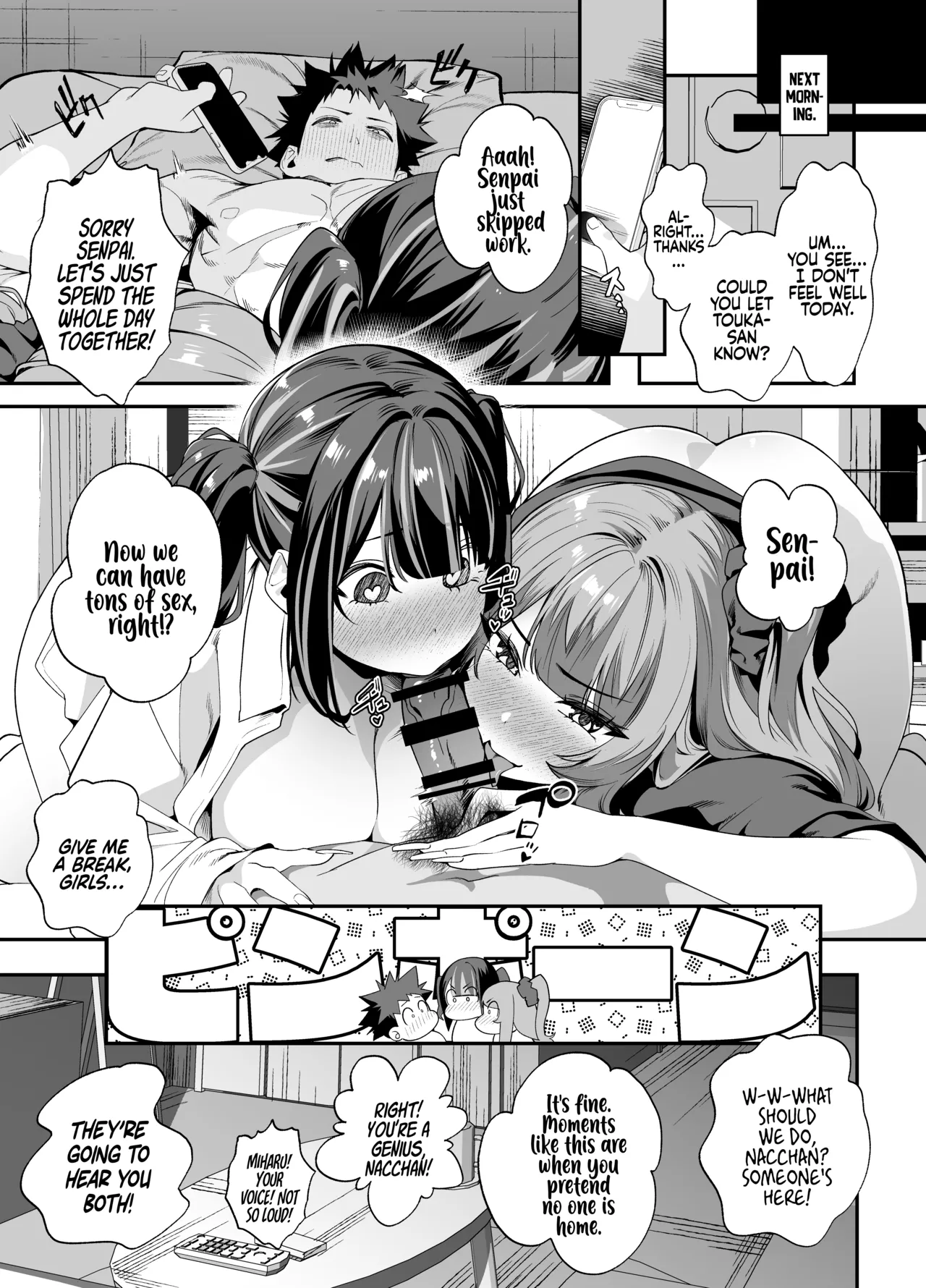 Hentai Manga Comic-Can We stay at your Place Tonight Senpai? 2-Read-73